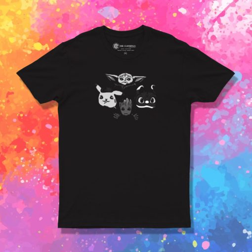 Adorable Rhapsody Monochrome T Shirt