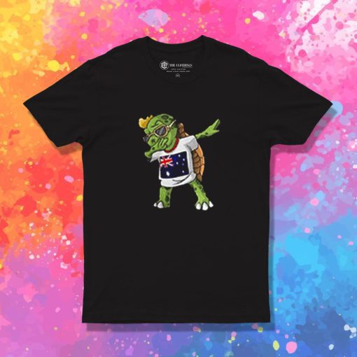 Australia Dabbing Turtle T Shirt
