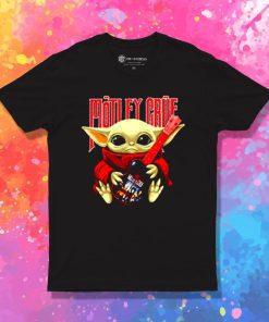 Baby Yoda hug Motley Crue T Shirt