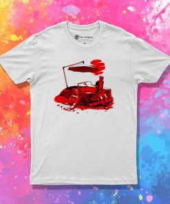 Bored in the car red T Shirt