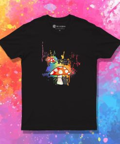 Collection Sketch Elements Mushroom Cute T Shirt
