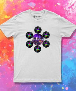 Disco Rainbow Album Flower T Shirt