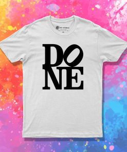 Done black T Shirt