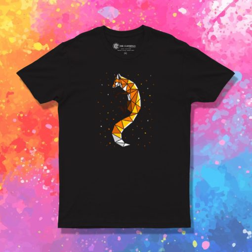 Geometric Fox Jump T Shirt