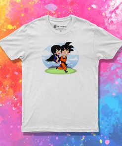 Goku and Chichi Chibi T Shirt