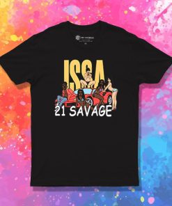 Issa Blanc 21 Savage T Shirt