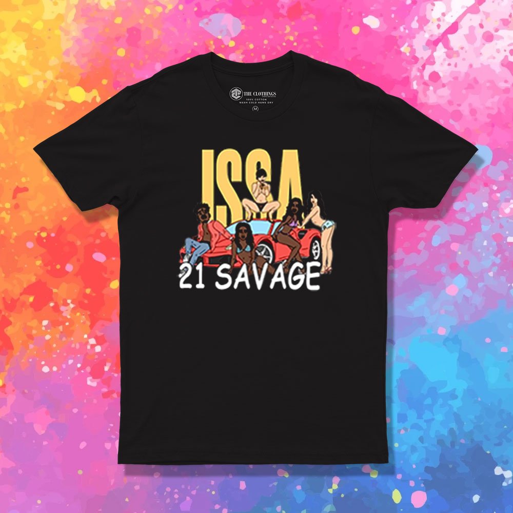 Issa Blanc 21 Savage T Shirt