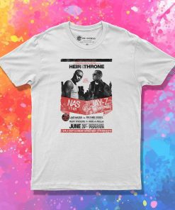Jay Z vs Nas Heir to the Throne T Shirt