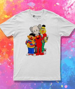 Kaws X Sesame Street Family Collab T Shirt