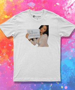 Kylie Jenner pose pour Justin Bieber T Shirt