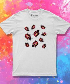 Ladybugs Pattern T Shirt
