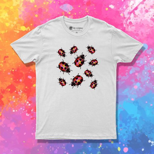 Ladybugs Pattern T Shirt
