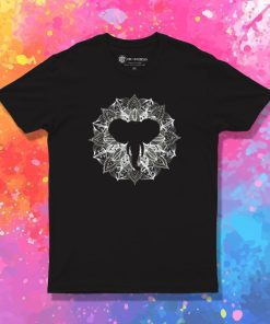 Mandala Circle African Elephant T Shirt