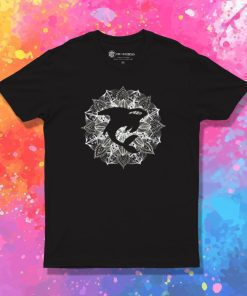 Mandala Circle Killer Whale T Shirt