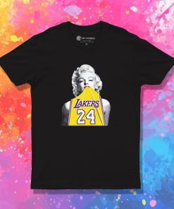 Marilyn Monroe Lakers 24 Kobe Bryant T Shirt