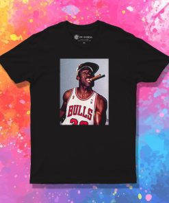 Michael Jordan Cigar Smoke Champions T Shirt