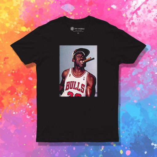 Michael Jordan Cigar Smoke Champions T Shirt