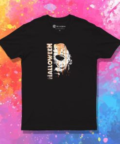 Michael Myers Mask And Drips T Shirt