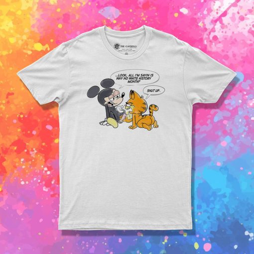 Mickey Mouse Fuck Off Garfield T Shirt