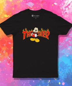 Mickey Mouse X Thrasher T Shirt