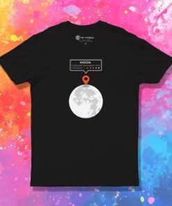 Moon Location T Shirt
