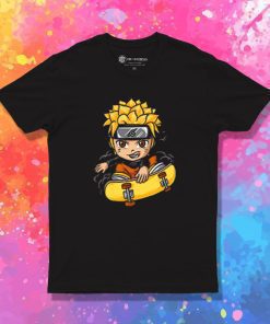 Naruto Skateboarding Cartoon T Shirt