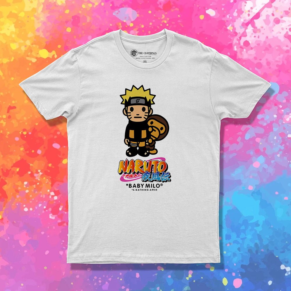 Naruto X Bape T Shirt