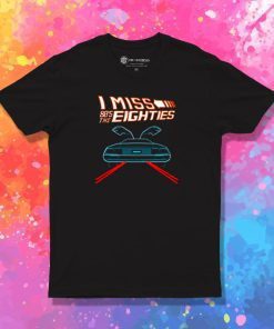 Neon Delorean T Shirt