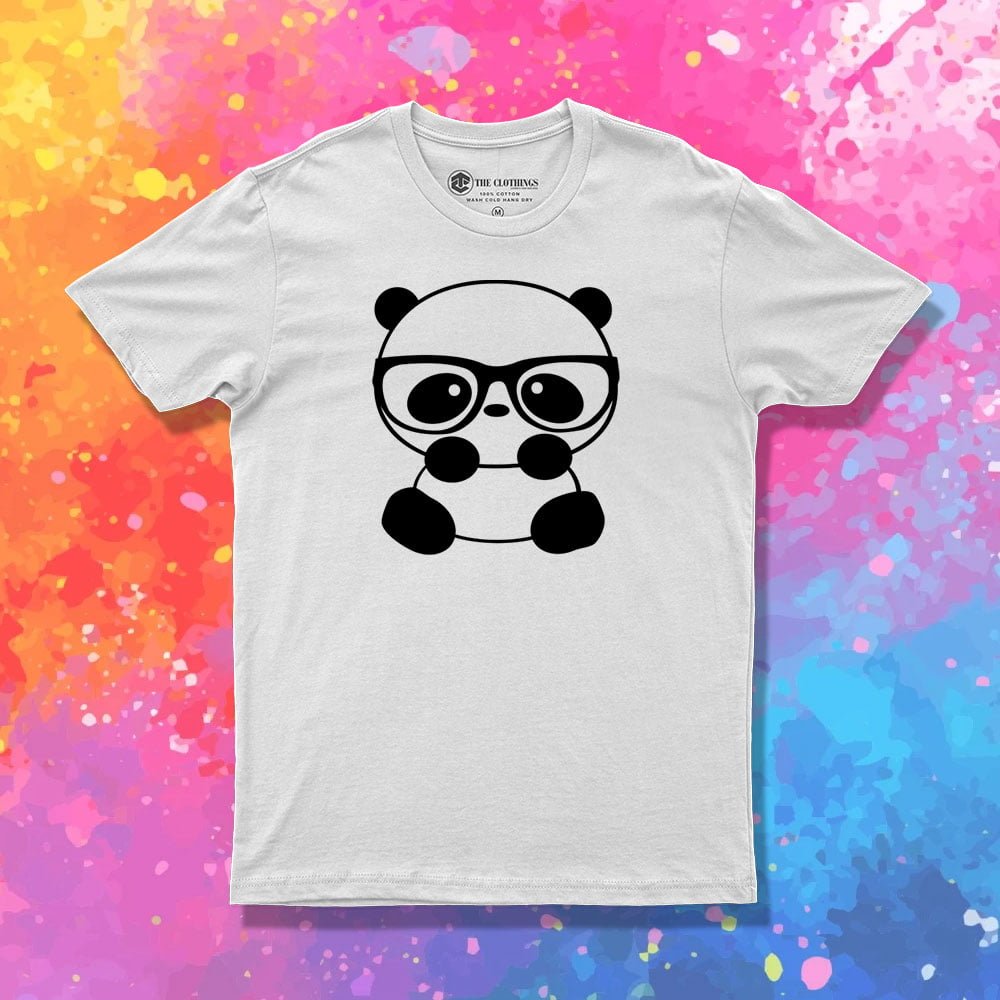 Nerd Panda T Shirt