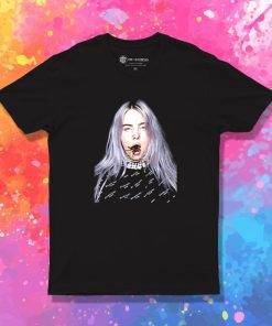 New Billie Eilish Tarantula Mouth T Shirt