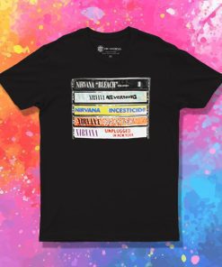 Nirvana Album Cassettes T Shirt