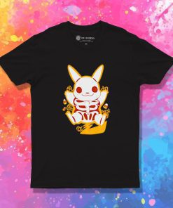 Pokemon Pikachu Skeleton T Shirt
