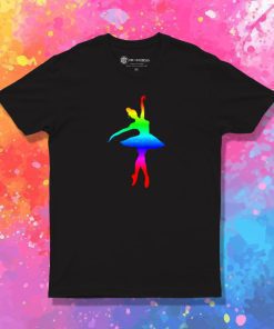 Rainbow Ballerina T Shirt