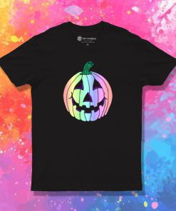 Rainbow Pastel Jack O Lantern T Shirt