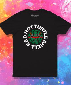 Red Hot Turtle Shell T Shirt