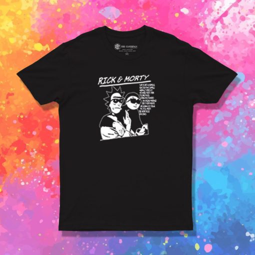 Rick morty sonic youth T Shirt