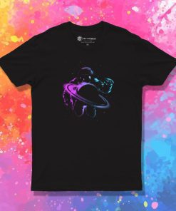 Saturn Astronaut T Shirt