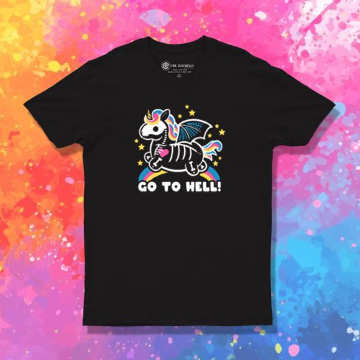 Skeleton unicorn T Shirt