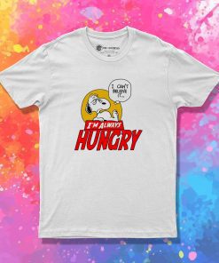 Snoopy Fell So Hungry T Shirt