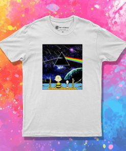 Snoopy and Charlie Brown Pink Floyd T Shirt