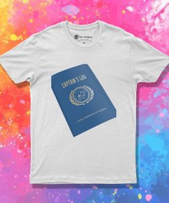 Star Trek Captains Log Pocket Notebook T Shirt