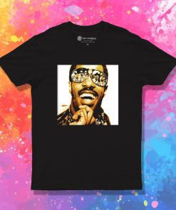 Stevie Wonder Out Of Sight With Spectacles T Shirt