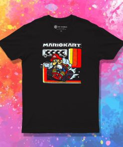 Super Mario Kart Checkered T Shirt