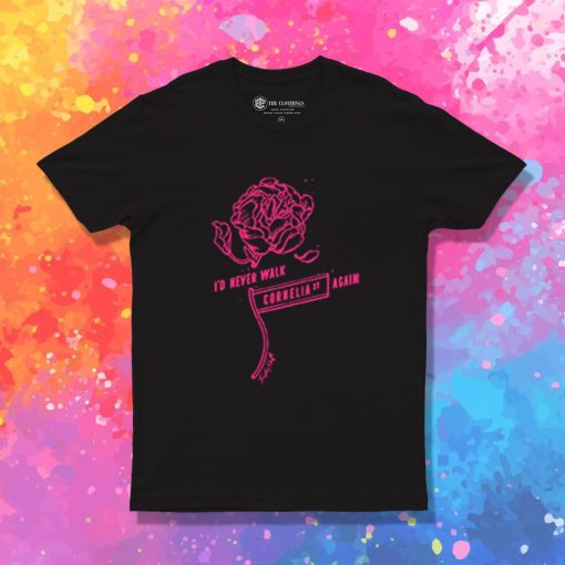 Taylor Swift Cornelia Street Lyrics T Shirt