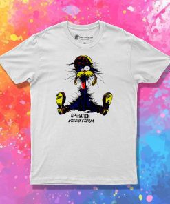 The Cat Operation Desert Storm Cartoon T Shirt