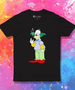 The Simpsons Krusty Clown Smoking T Shirt
