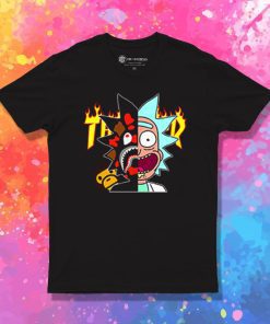 Thrasher Bape Rick Morty T Shirt