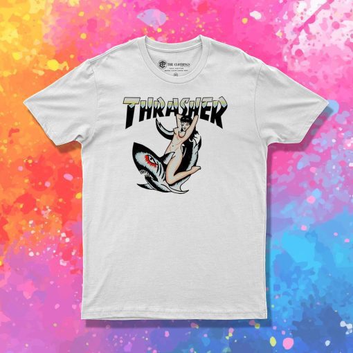 Thrasher Shark Tattoo T Shirt