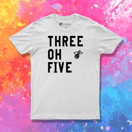 Three Oh Five Miami Heat T Shirt