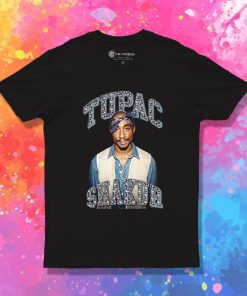 Tupac Shakur Glitter T Shirt
